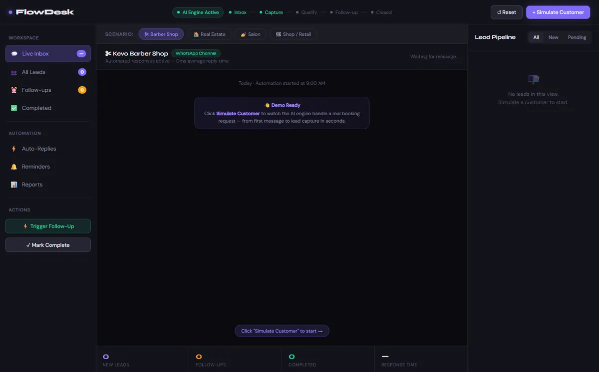 FlowDesk: Client Automation Engine