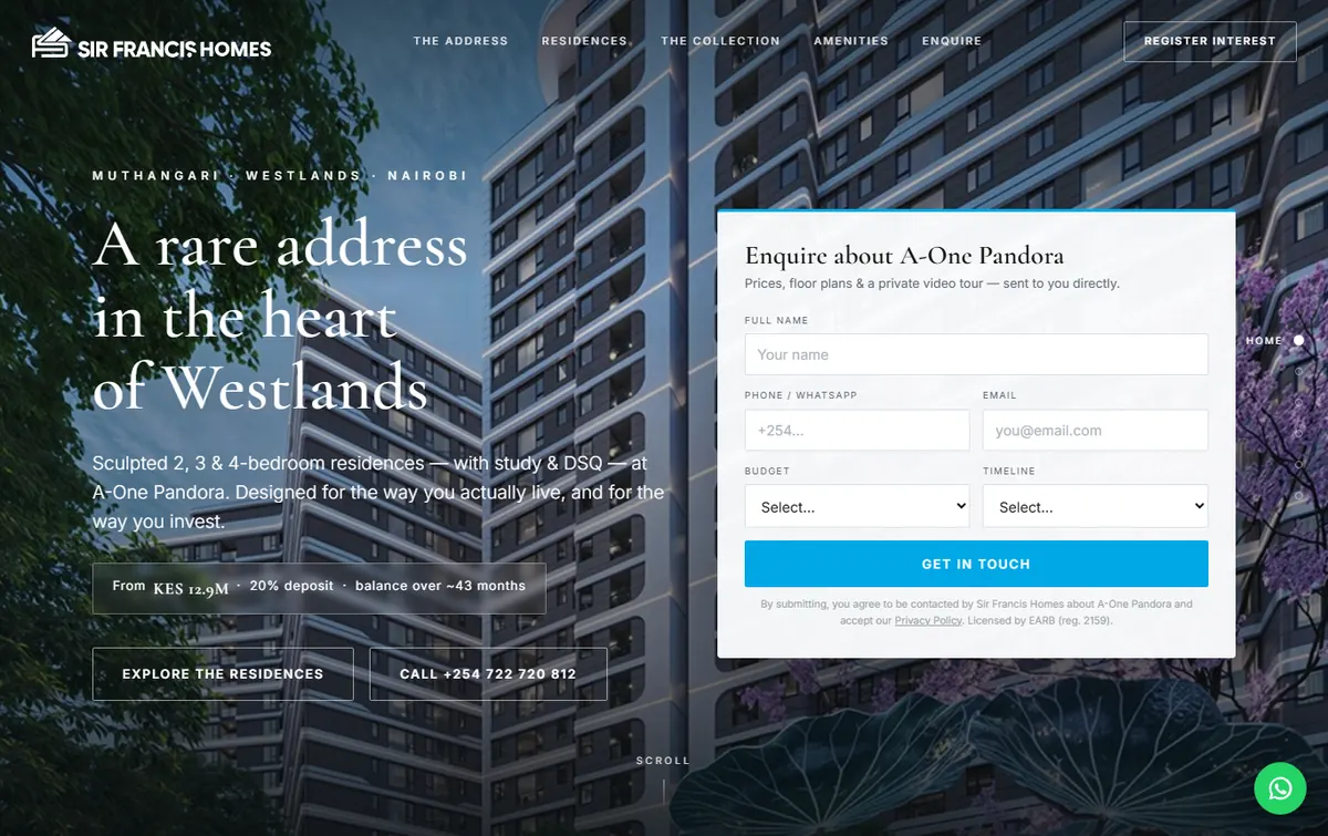 Sir Francis Homes