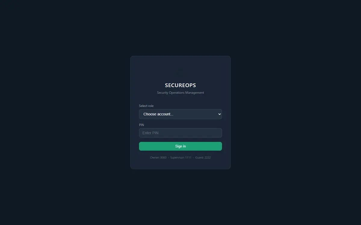 SecureOps: Security Operations